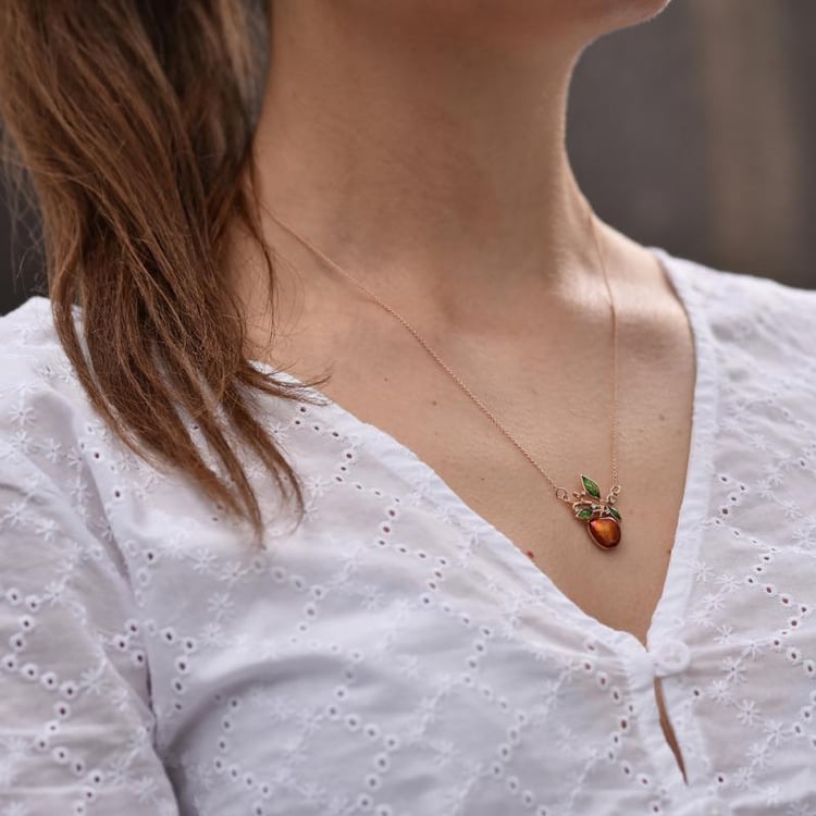 Goldene Halskette 43548