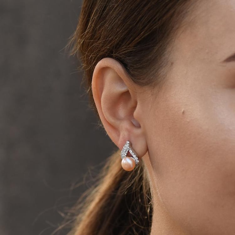 Ohrringe aus Perlen 49307