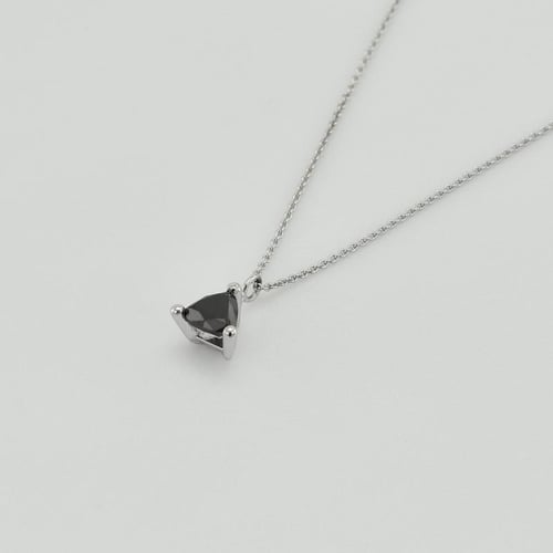 Schmuckset aus Gold mit schwarzen Diamanten Julie