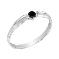 Verlobungsring mit schwarzem Diamant Amrusha