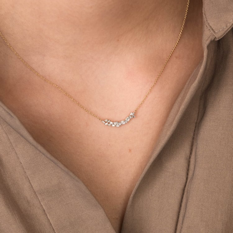 Halskette mit Lab Grown Diamanten 165745