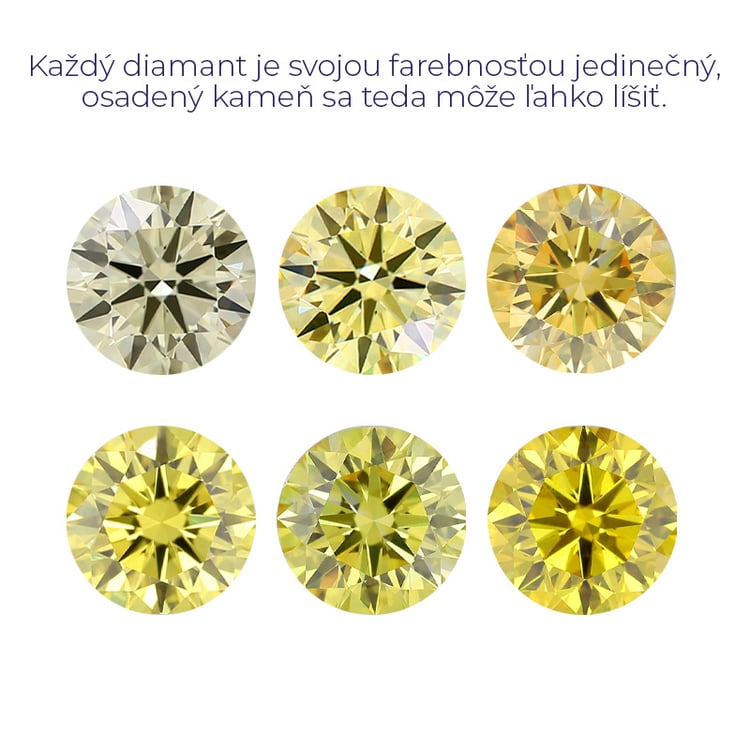 Lab Grown IGI 0.43ct VS1 Fancy Intense Yellow Kissen Diamant 113954