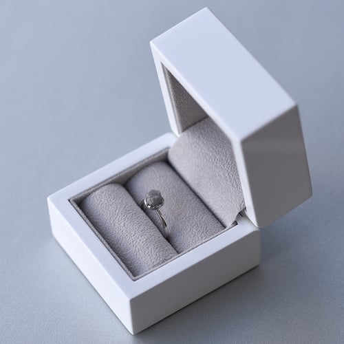 Goldring mit Rohdiamant Gianni