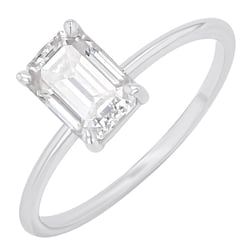 Verlobungsring mit Buchstaben und Diamanten Olson
