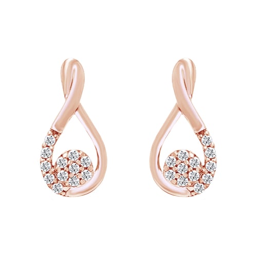 Ohrringe in Tropfenform mit Lab Grown Diamanten Daniela