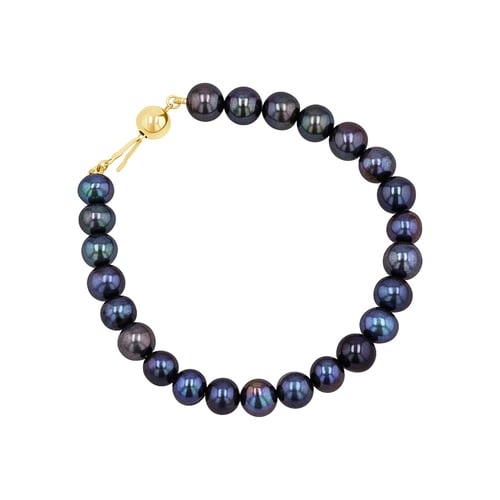 Goldenes Armband mit Perlen Hina