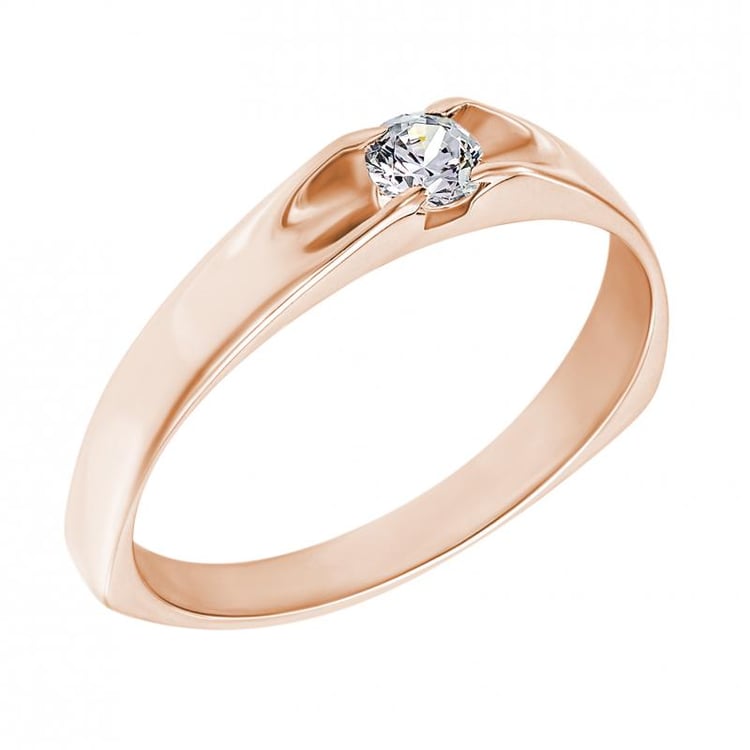 Diamantring aus Gold