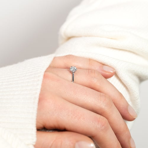 Verlobungsring mit Diamant Rabby