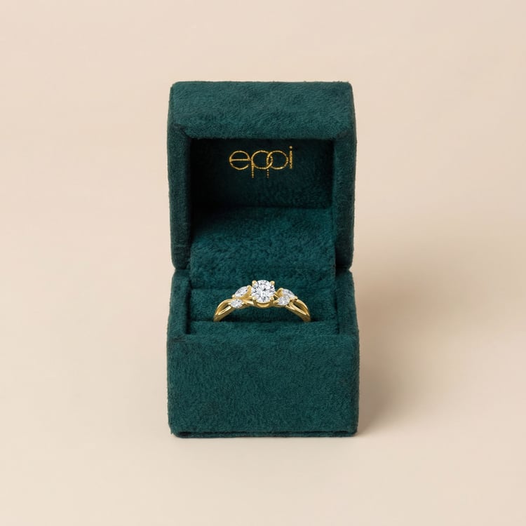 Romantische Scheidungsring mit Lab Grown Diamanten 165120