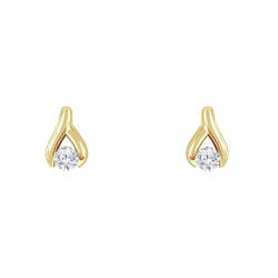 Dezente Ohrstecker mit Lab Grown Diamanten Fox