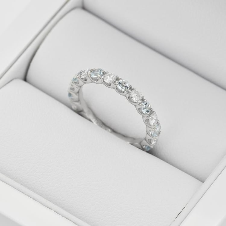 Platin Eternity Trauring in Eppi-Geschenkbox 31295