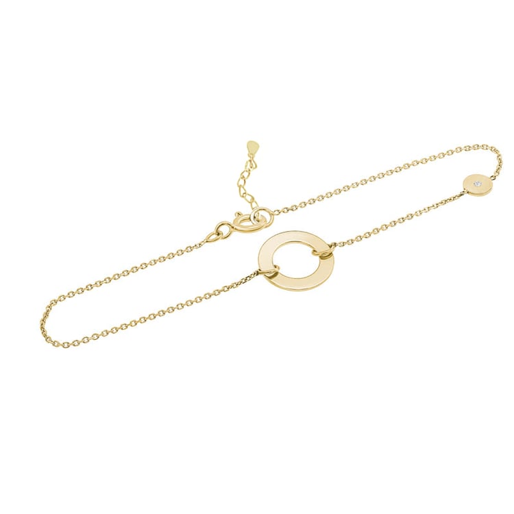 Trendy Armband aus Silber mit einem Diamanten Virginia 104919