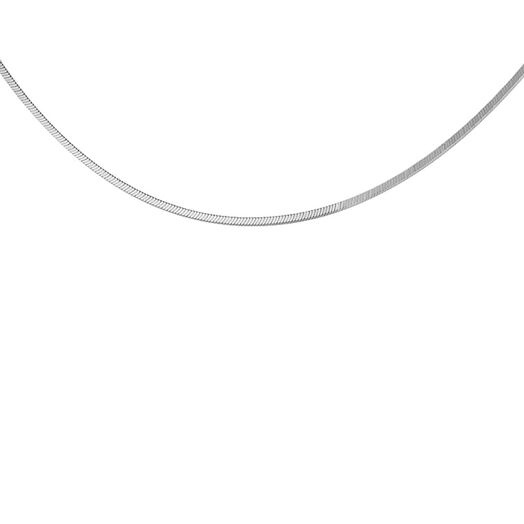 Snake Kette 45 cm 585er in Weißgold