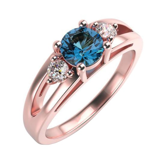 Ring aus Gold mit Diamanten 59636