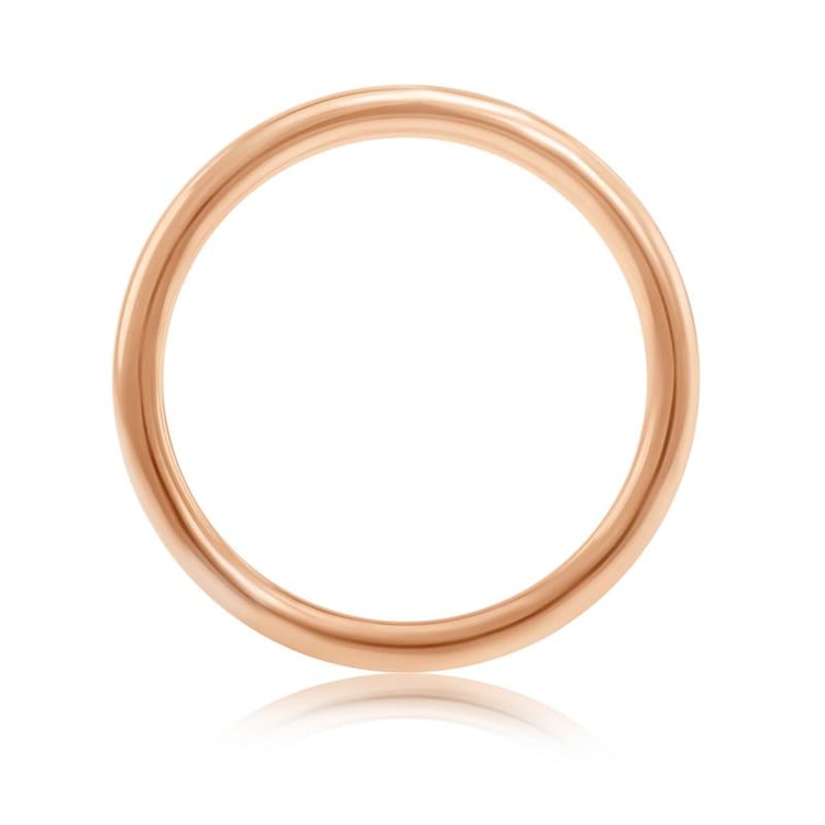 Rosegold zarter Ring runder 30053