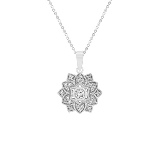 Anhänger mit Diamantblüte Devanna