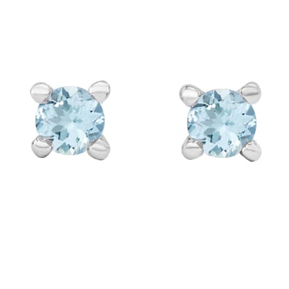 Ohrrineg aus Gold mit Aquamarinen 47668