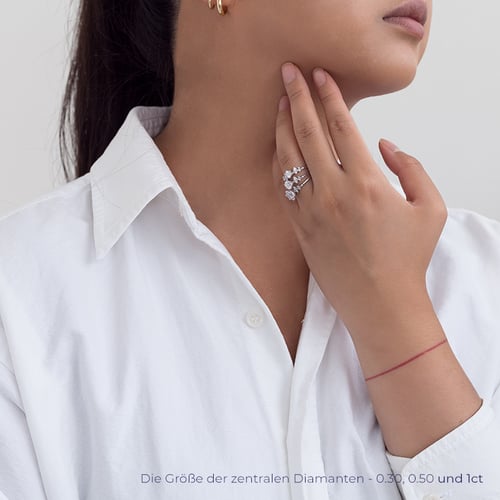 Verlobungsring mit Lab Grown Diamanten Olha
