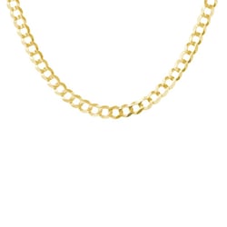 Massive 55 cm Panzerkette aus 585er Gold