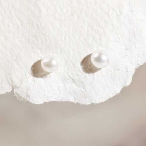 Minimalistische Perlen Ohrringe Lyam