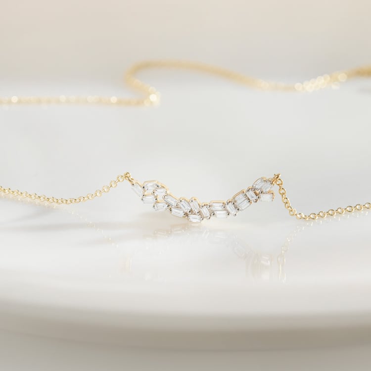 Halskette mit Lab Grown Diamanten 164885