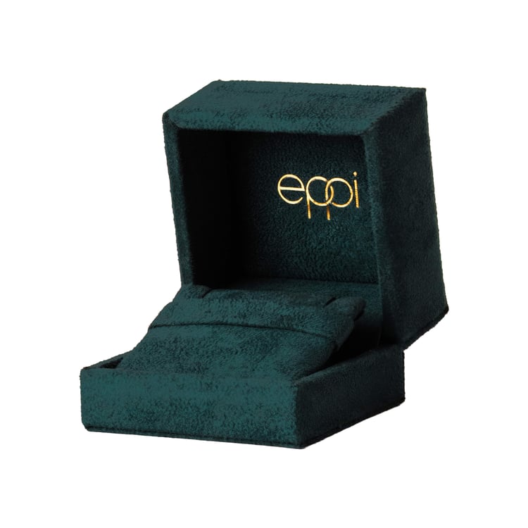 Premium Box aus grünem Wildleder Miryam