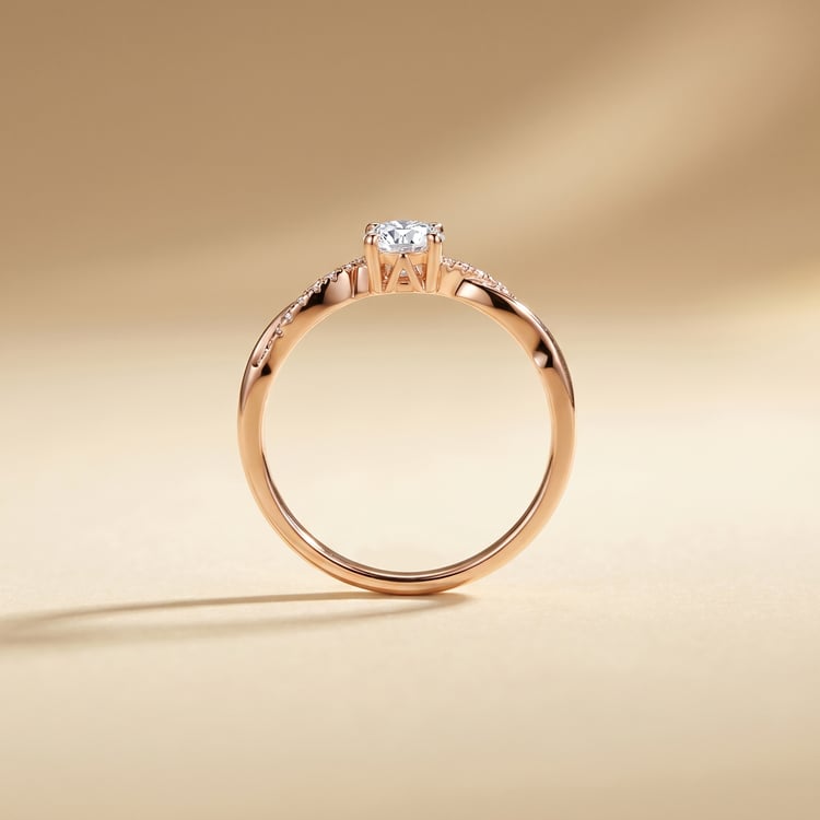 Verlobungsring mit Buchstaben und Diamanten Aliye 167264