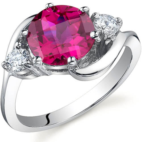 Silberner Ring mit Rubin Cerys