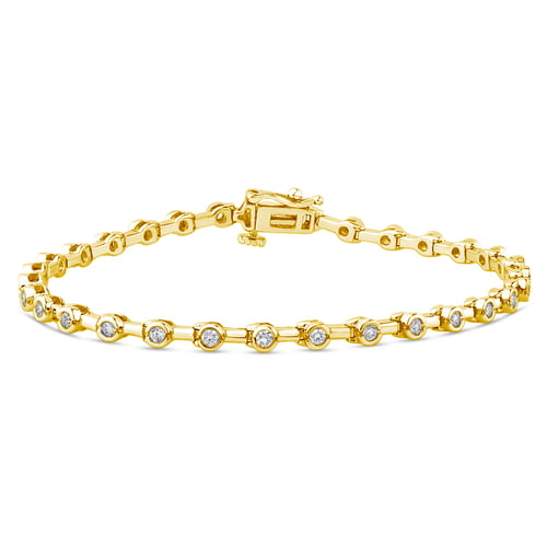 Romantisches silbernes Armband mit Diamanten Joslyn