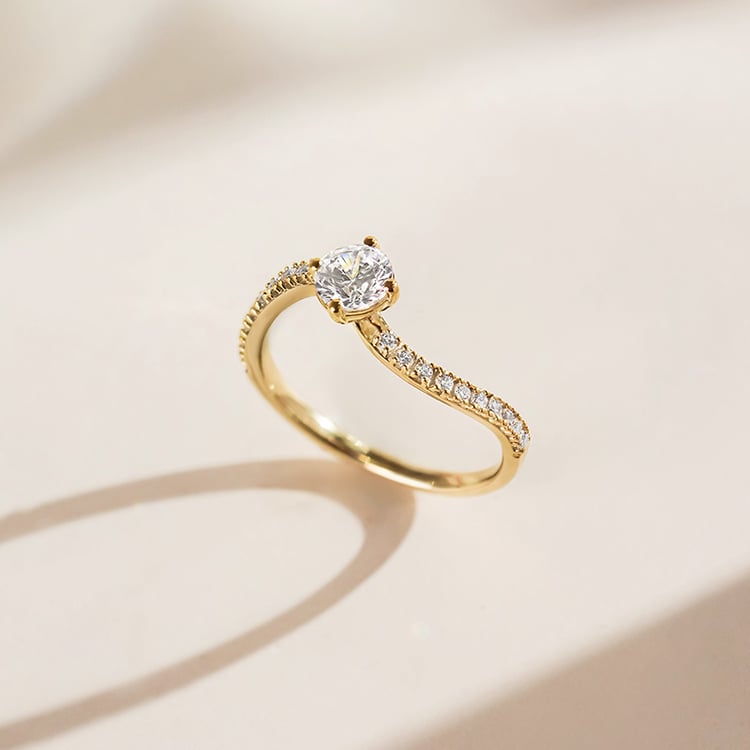 Atypischer Verlobungsring 155175