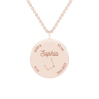 Silberkette für Neugeborene mit einer Gravur Ihrer Wahl Melody