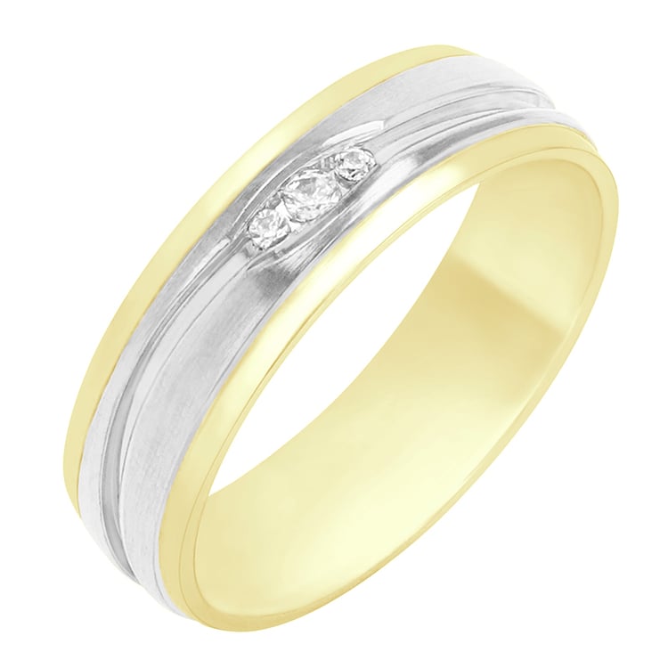 Dezente Eheringe aus Gold mit Diamanten Beth 78797