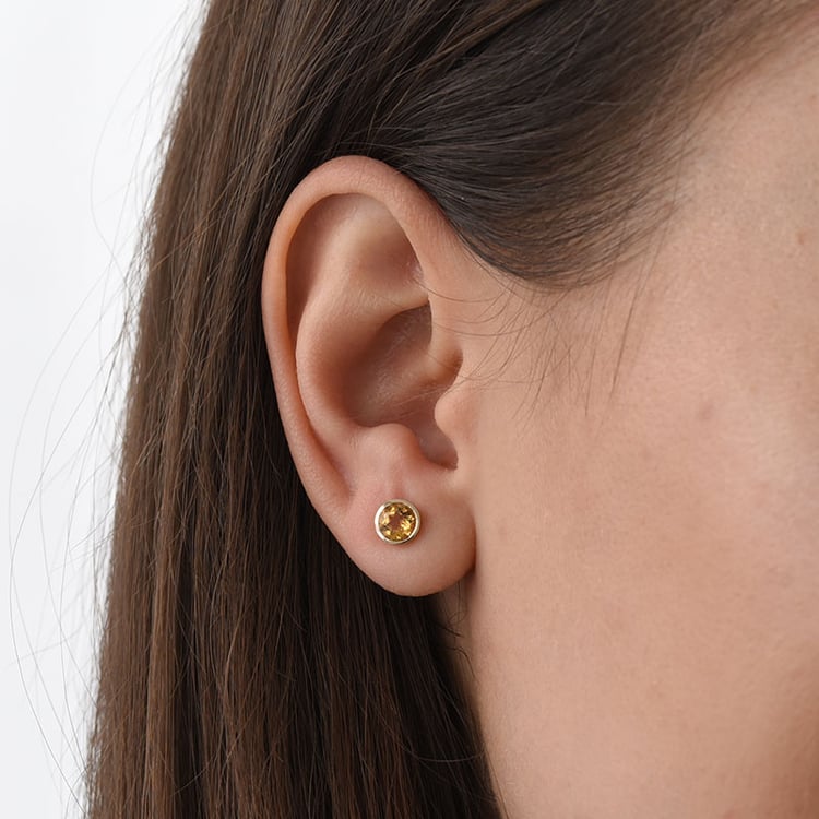 Ohrringe mit Citrinen Wetty 78924