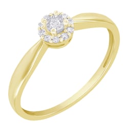 Verlobungsring voller Lab Grown Diamanten Arline