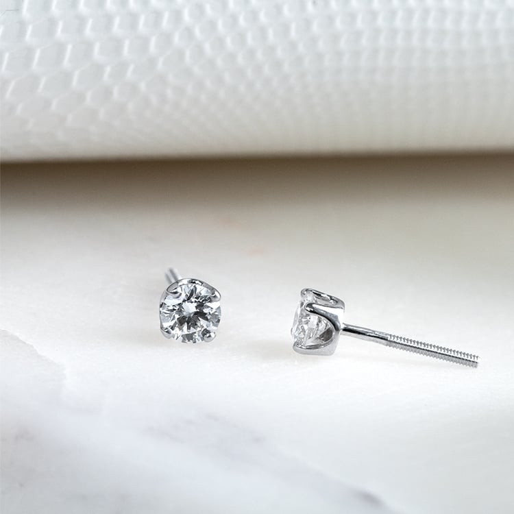 Goldene Ohrringe 2in1 mit IGI-zertifizierten 0.30ct Lab Grown Diamanten Demetra 131502