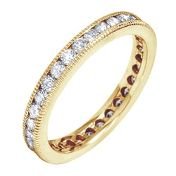 Eleganter Diamantering aus Gold Kazia