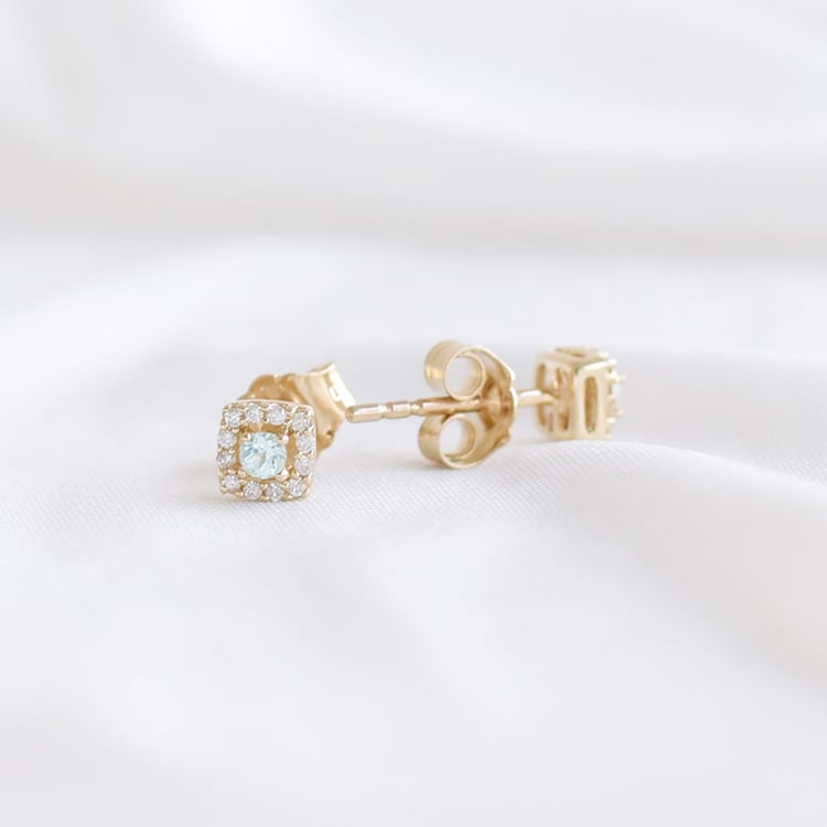 Aquamarinohrringe mit Diamanten Sukie 92994