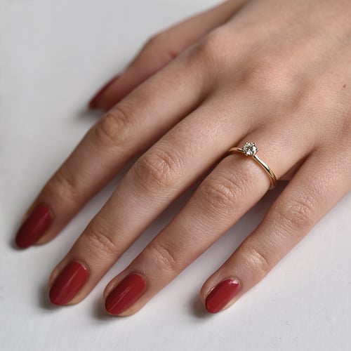 Verlobungsring mit einem Lab Grown Diamanten Rabby