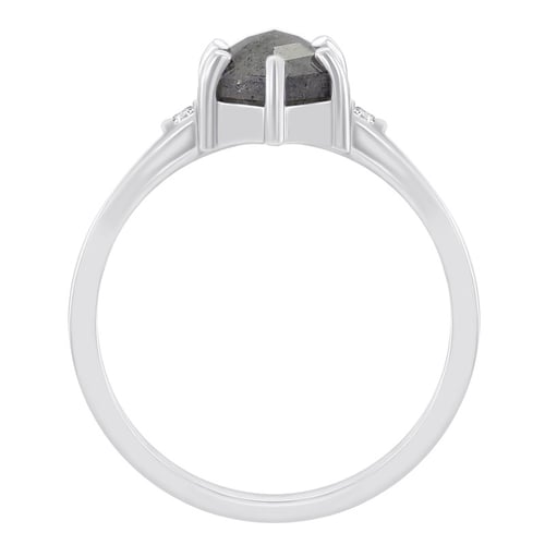 Goldring mit Salt and Pepper Diamant und Lab Grown Diamanten Felice