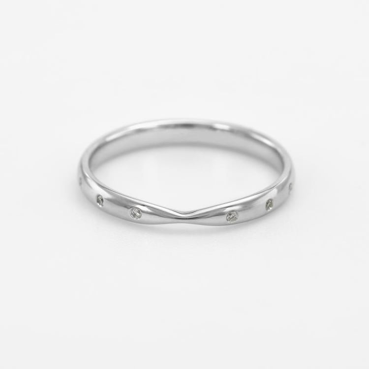 Minimalistischer Eternity-Ring mit 1mm Diamanten Toskani 47022