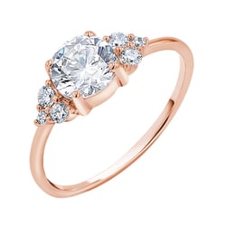 Verlobungsring mit Lab Grown Diamanten Agathe