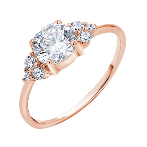 Verlobungsring mit Lab Grown Diamanten Agathe
