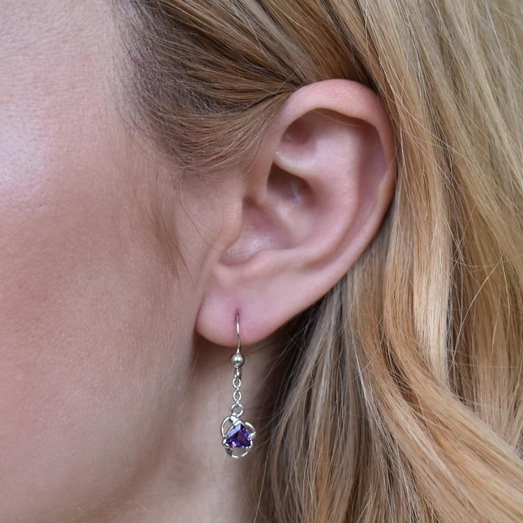 Silberne Ohrringe 28350