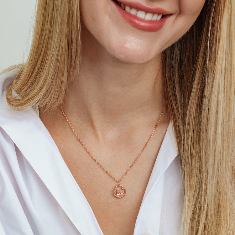 Geschnitzer Anhänger mit der Figur Kleiner Prinz 162620