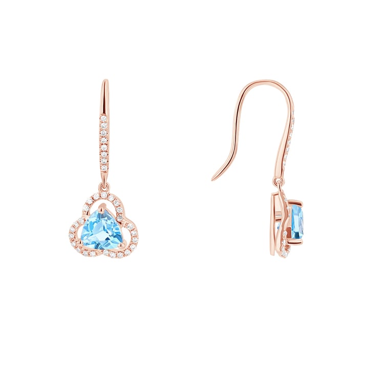 Goldene Topas-Schmuckkollektion mit Diamanten Danya 115457