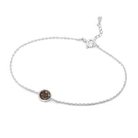 Silbernes Armband mit Rauchquarz Arleth