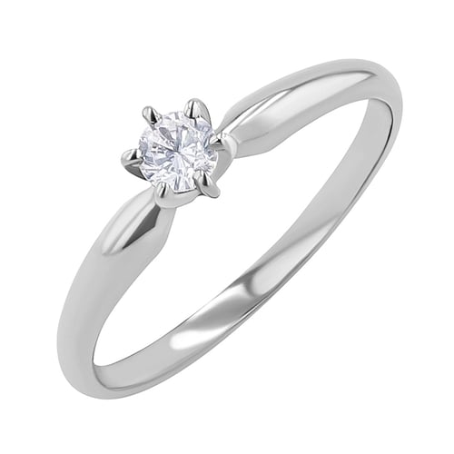 Verlobungsring mit Diamant Delzi