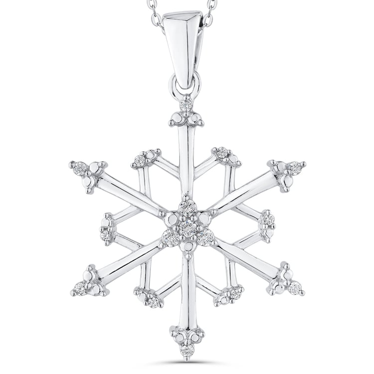 Schneeflocke mit Diamanten Aya 67372