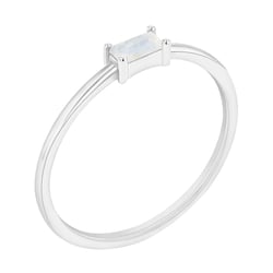 Ring mit Mondstein in Baguette-Form Koos