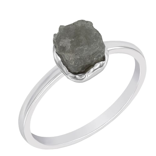 Goldring mit Rohdiamant Gianni